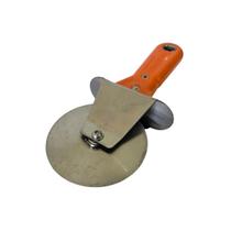 Espátula de Disco em Aço Inoxidável para Pizza Laranja Espátula de Disco em Aço Inoxidável para Pizza Laranja