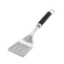 Espátula de grelha Weber Precision em aço inoxidável prateado/preto Espátula de grelha Weber Precision em aço inoxidável prateado/preto