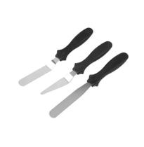 Espátula De Inox Para Confeitaria 3pç. AG2118 Espátula De Inox Para Confeitaria 3pç. AG2118