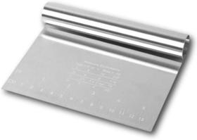 Espátula de Inox Prática Para Confeitar, Raspar, Cortar, Organizar, Dividir Massas, Legumes multifuncional Fácil Manusei