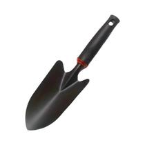 Espátula De Jardim Ergonômica De Metal Com Cabo Preto E Acabamento Laranja Para Plantio De Flores E Espátula De Jardim Ergonômica De Metal Com Cabo Preto E Acabamento Laranja Para Plantio De Flores E