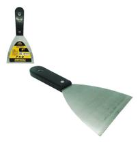 Espatula De Metal Cabo Plastico Preto Pro 4'' 20cm - Oem