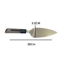 Espátula De Metal Para Bolo Torta Confeitaria Com Serra