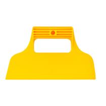 Espatula de plastico lisa para pintura amarelo 23x12,5cm mb tools