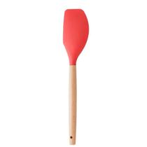 Espátula de Silicone 32cm Com Cabo em Bambu Charmy Vermelha LYOR