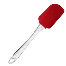 Espatula de silicone acrilico arredondada 25cm vermelho - homecook