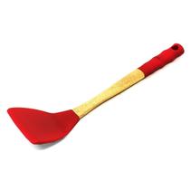 Espátula De Silicone Cabo De Madeira 36 Cm