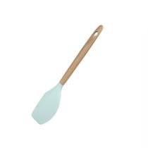 Espátula de Silicone com Cabo de Madeira Verde FEN7168D