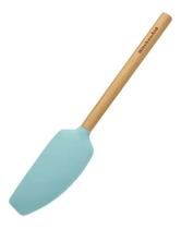Espátula de Silicone com Cabo em Madeira Azul KitchenAid