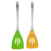 Espatula de Silicone Kit 2 Unidades Utensilio de Cozinha Receita Refeiçao Espatula de Silicone Kit 2 Unidades Utensilio de Cozinha Receita Refeiçao