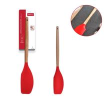 Espátula De Silicone Pão Duro Cabo de Madeira 31cm Vermelha Espátula De Silicone Pão Duro Cabo de Madeira 31cm Vermelha