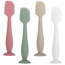Espátula de silicone para creme de assadura de bebê SOSKYGELO, kit com 4 unidades Espátula de silicone para creme de assadura de bebê SOSKYGELO, kit com 4 unidades