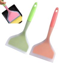 Espátula de silicone para panquecas, espátula Turner, antiaderente com nylon