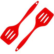 Espatula De Silicone Vada Vermelha Grande Kit 02 Un