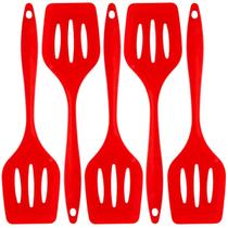 Espatula De Silicone Vada Vermelha Grande Kit 05 Un
