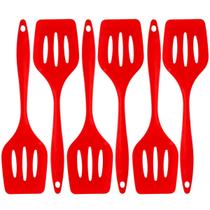 Espatula De Silicone Vada Vermelha Grande Kit 06 Un