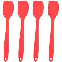 Espatula De Silicone Vermela Grande Kit 04 Un