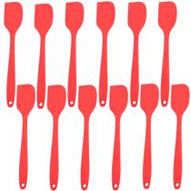 Espatula De Silicone Vermela Grande Kit 10 Un