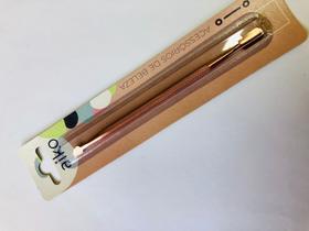 Espátula de unha inox rose gold