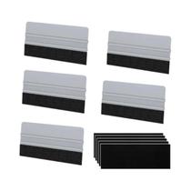 Espátula De Vinil De 6 Polegadas Com Borda De Feltro Para Aplicação De Película Automotiva E Espátula De Vinil De 6 Polegadas Com Borda De Feltro Para Aplicação De Película Automotiva E