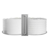 Espátula Decorativa - 2 Em 1 - N 4 - Plástico - 21,5x7,0 Cm - 1 unidade - Cromus Linha Profissional Allonsy - Rizzo