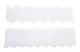 Espátula Decorativa Para Lateral De Bolo Com 2 Peças Ef Espátula Decorativa Para Lateral De Bolo Com 2 Peças Ef