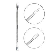 Espátula Duas Pontas Arredondada E Fina Podologia Aço Inox Espátula Duas Pontas Arredondada E Fina Podologia Aço Inox