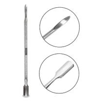 Espátula Duas Pontas Cutícula Unha Podologia Aço Inox C1614 Espátula Duas Pontas Cutícula Unha Podologia Aço Inox C1614