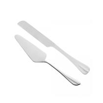 Espatula e Faca de Bolo Aço Inox Sobremesa Tortas 2un Espatula e Faca de Bolo Aço Inox Sobremesa Tortas 2un