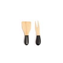 Espatula e Garfinho Petiscos Queijos Utensilios Bambu 2un Espatula e Garfinho Petiscos Queijos Utensilios Bambu 2un