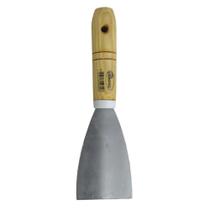 Espátula Em Aço Temperado Com Cabo De Madeira 6 Cm - - Compel Espátula Em Aço Temperado Com Cabo De Madeira 6 Cm - - Compel