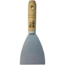 Espátula Em Aço Temperado Com Cabo De Madeira 8 Cm - - Compel Espátula Em Aço Temperado Com Cabo De Madeira 8 Cm - - Compel
