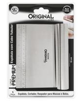 Espatula Em Inox Premium Raspador De Massa Com Cabo Tubular - Original Espatula Em Inox Premium Raspador De Massa Com Cabo Tubular - Original