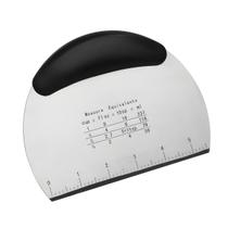 Espátula Em Inox Raspadora De Massa Temperar Chocolate Confeiteiro Com Cabo ABS 16cm Uny Home
