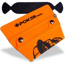 Espátula Envelopamento Trápezio C/ Feltro Switch Card Vinil Adesivo Insulfilm Película Poker Tool