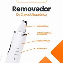 Espátula Facial Ultrassônica Skin Scrubber Limpeza de Pele Peeling Removedor de Cravos Espátula Facial Ultrassônica Skin Scrubber Limpeza de Pele Peeling Removedor de Cravos