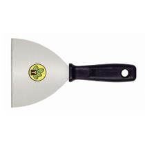 Espátula flexível metálica 12 cm com cabo plástico Espátula flexível metálica 12 cm com cabo plástico
