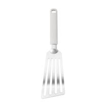 Espátula Flexível Perfurada 32cm KitchenAid Inox Braca Utensílio Cozinha para Virar Carne Hambúrguer Peixe Antiaderente Resistente Espátula Flexível Perfurada 32cm KitchenAid Inox Braca Utensílio Cozinha para Virar Carne Hambúrguer Peixe Antiaderente Resistente
