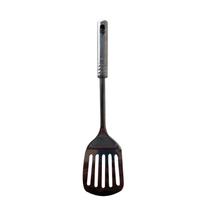 Espatula Fritura Chapeiro Vazada Prata 33cm
