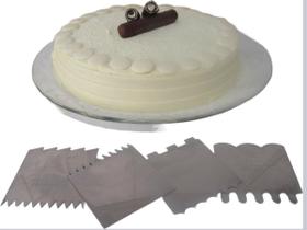 Espátula Inox Para Decoração Bolo 8 Modelos Confeitaria Espátula Inox Para Decoração Bolo 8 Modelos Confeitaria
