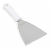 Espátula Inox Reta 5 Chapa Lanche Profissional Chapeiro