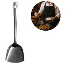 Espátula Inox Utensílio De Cozinha Em Metal Fritura 31cm