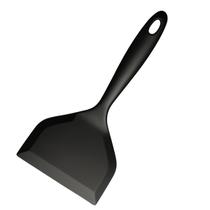 Espátula Larga De Silicone Maciço Ovos Omeletes Panquecas Pizza BPA Livre Cozinha