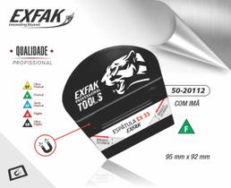 Espatula leque pro preta com ima 50-20112 flexivel - exfak