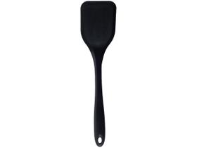 Espátula Lisa de Silicone Duplo Preto Espátula Lisa de Silicone Duplo Preto