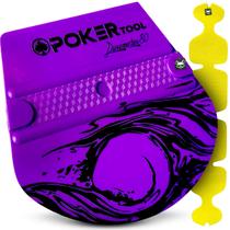 Espátula Magnética Envelopamento Double Down com Feltro Insulfilm Vinil Adesivo Película Poker Tool