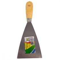 Espatula Melfi Aco Cabo Madeira 8Cm - 10214 - Kit C/12 Pecas