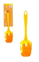 Espátula Multiuso de Silicone Decorada Cabo Acrílico Caramelo Linha Bons Cheff Espátula Multiuso de Silicone Decorada Cabo Acrílico Caramelo Linha Bons Cheff