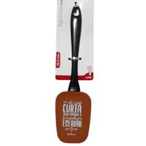 Espátula Multiuso de Silicone Decorada Cabo Acrílico Colorido 24 cm
