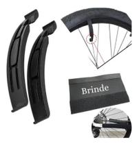 Espatula Nylon Remoção Camara Bicicleta Kit Tira Troca Pneu Bike Curva MTB Ciclismo Reparo Trilha - PTK 2 Espátulas Cores